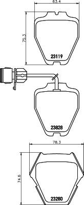 Remblokset Mintex MDB2178