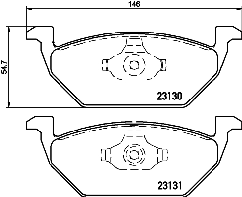 Remblokset Mintex MDB2034