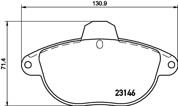 Remblokset Mintex MDB1854