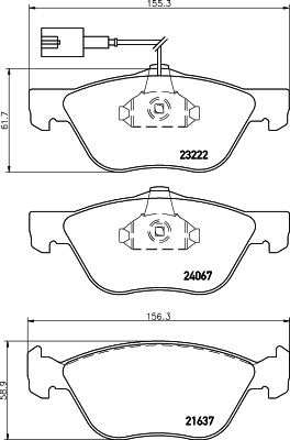 Remblokset Mintex MDB2133