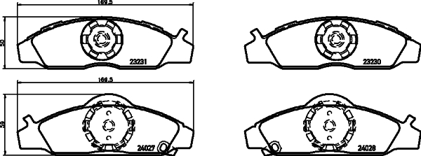 Remblokset Mintex MDB2568