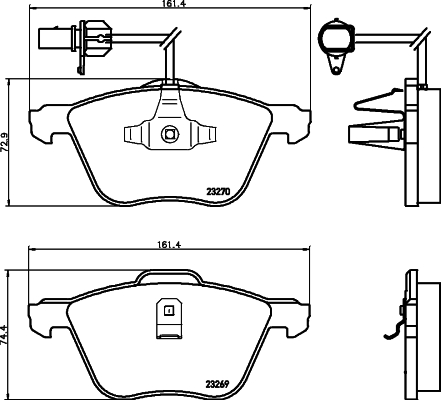 Remblokset Mintex MDB2126