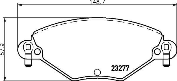 Remblokset Mintex MDB2187