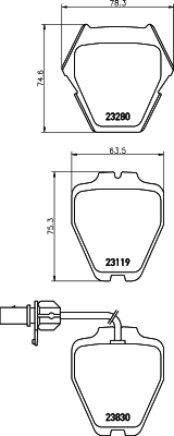 Remblokset Mintex MDB2358