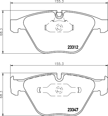 Remblokset Mintex MDB2418