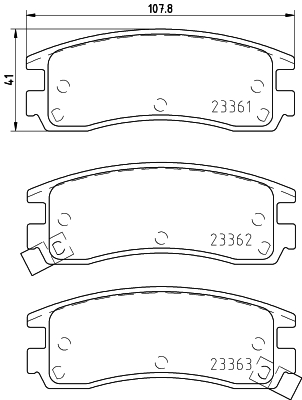 Remblokset Mintex MDB1825