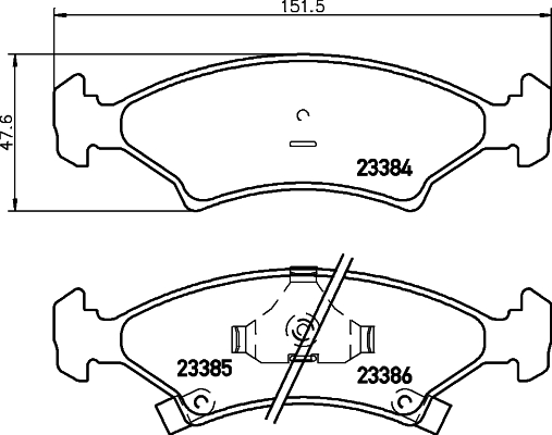 Remblokset Mintex MDB1754