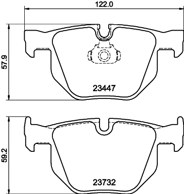 Remblokset Mintex MDB2961