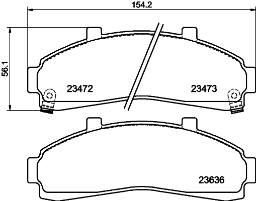 Remblokset Mintex MDB1785