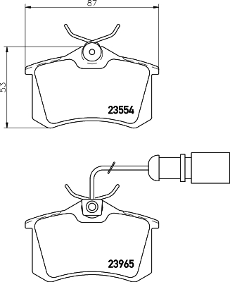 Remblokset Mintex MDB2118