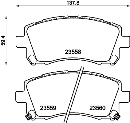 Remblokset Mintex MDB1794