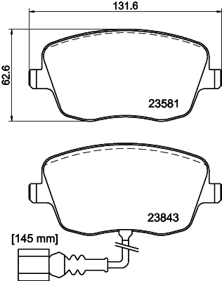 Remblokset Mintex MDB2538