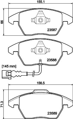 Remblokset Mintex MDB2604