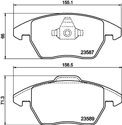 Remblokset Mintex MDB3022