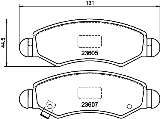 Remblokset Mintex MDB2709