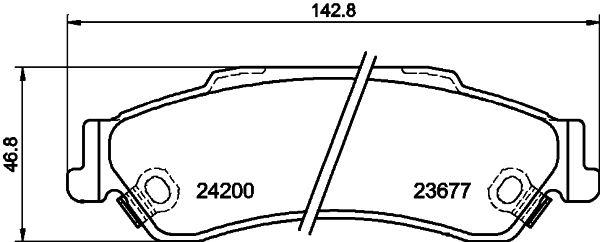 Remblokset Mintex MDB2299