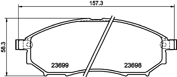 Remblokset Mintex MDB3399