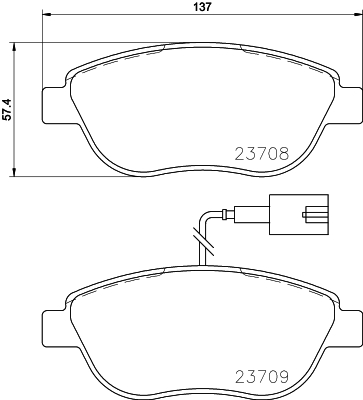 Remblokset Mintex MDB3155