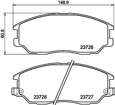 Remblokset Mintex MDB2594