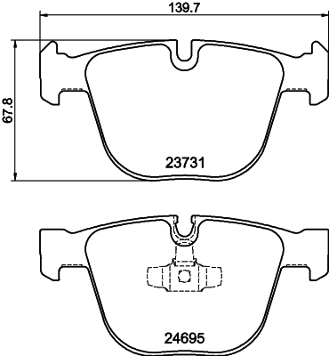 Remblokset Mintex MDB2986