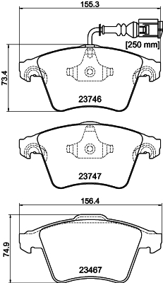 Remblokset Mintex MDB2664