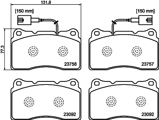 Remblokset Mintex MDB3138