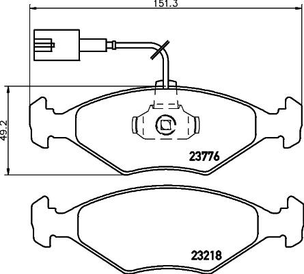 Remblokset Mintex MDB2617