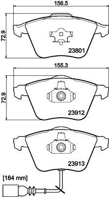 Remblokset Mintex MDB2677