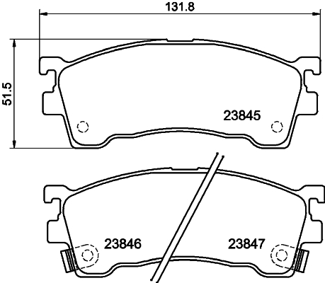 Remblokset Mintex MDB2757