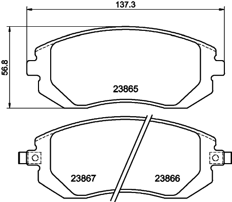 Remblokset Mintex MDB2274