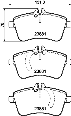 Remblokset Mintex MDB2671