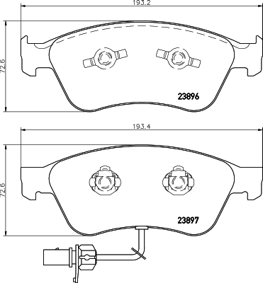 Remblokset Mintex MDB2645