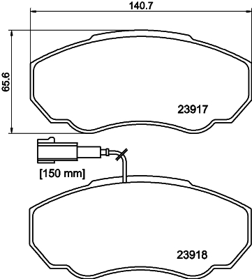 Remblokset Mintex MDB2328