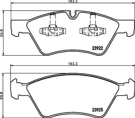 Remblokset Mintex MDB2729