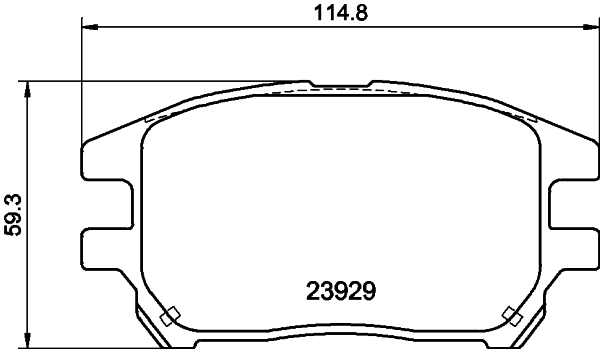 Remblokset Mintex MDB2325