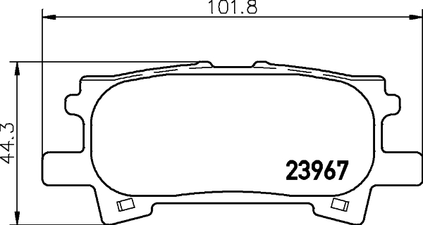 Remblokset Mintex MDB2572