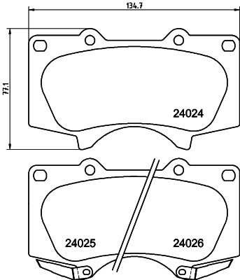 Remblokset Mintex MDB2984