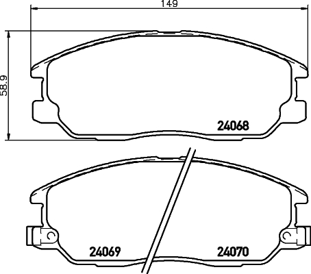 Remblokset Mintex MDB2339