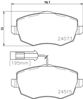 Remblokset Mintex MDB2856