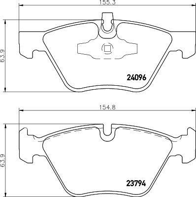 Remblokset Mintex MDB2699