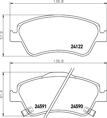 Remblokset Mintex MDB2923