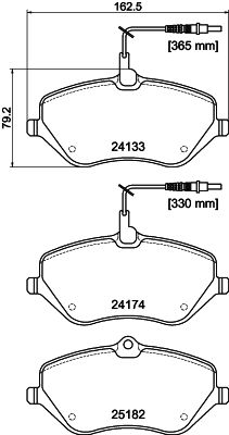 Remblokset Mintex MDB3135