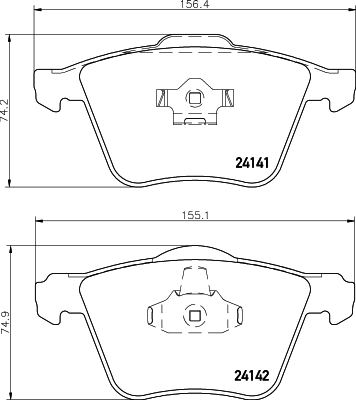 Remblokset Mintex MDB2576