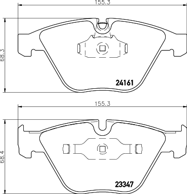 Remblokset Mintex MDB2801