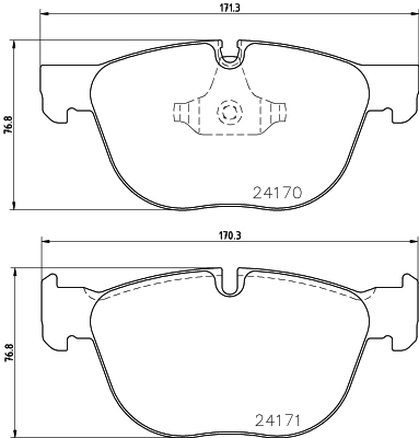 Remblokset Mintex MDB2827