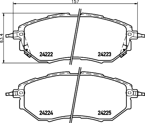 Remblokset Mintex MDB2704