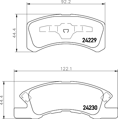 Remblokset Mintex MDB2708