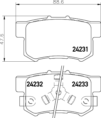 Remblokset Mintex MDB2710