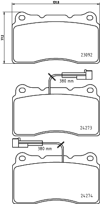 Remblokset Mintex MDB2674