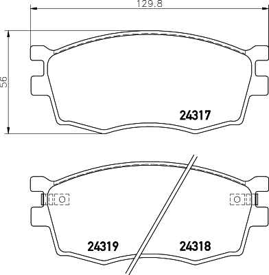 Remblokset Mintex MDB2733